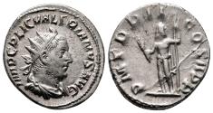 Ancient Coins - VALERIAN I AR Antoninianus. EF-/VF+. Jupiter.