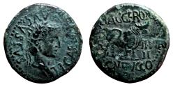 Ancient Coins - TIBERIUS AE As. VF+. Bull.