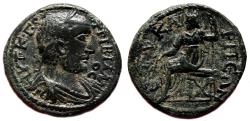 Ancient Coins - EUCARPEA (Phrygia) AE27. Trebonianus Gallus. EF-/VF+.