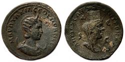 Ancient Coins - ANTIOCH (Syria) AE32. Otacilia Severa. VF+. Tyche.