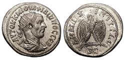 Ancient Coins - PHILIP I the Arab AR Tetradrachm. EF+. Draped and radiate bust. SUPERB!