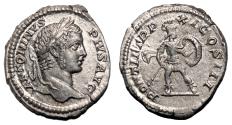 Ancient Coins - CARACALLA AR Denarius. EF+/EF. Mars. QUALITY!