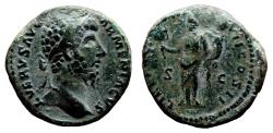Ancient Coins - LUCIUS VERUS AE As. EF-/VF. Armeniacus.