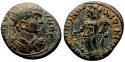 Ancient Coins - SALA (Lydia) AE22. Caracalla. EF-/aEF. Tyche.