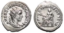 Ancient Coins - HERENNIUS ETRUSCUS AR Antoninianus. EF/almost EF. Apollo.