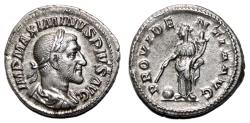 Ancient Coins - MAXIMINUS I THRAX AR Denarius. EF+/EF. The providence.