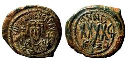 Ancient Coins - PHOCAS AE Follis. aEF. Kyzikos mint. Year 5.