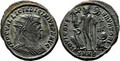 Ancient Coins - LICINIUS I AE Follis. EF+/EF. Heraclea mint. IOVI CONSERVATORI. Radiated Bust.