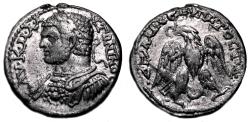 Ancient Coins - CARACALLA AR Tetradracm. Aradus (Phoenicia). EF/EF-. Bust to Left. SCARCE!