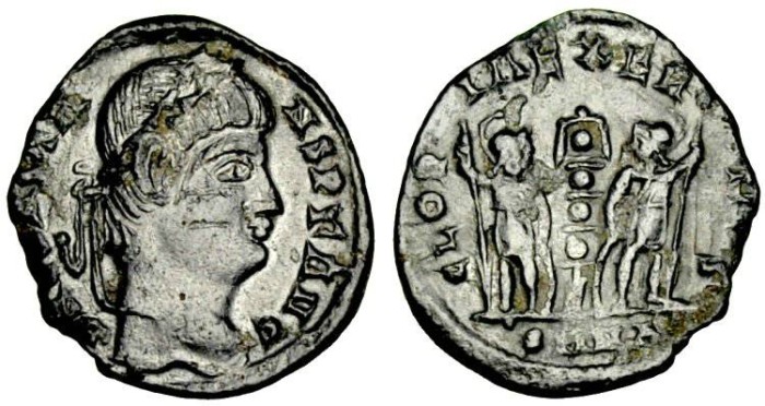 Constans, 337-350 AD, AE Nummus