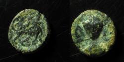 World Coins - OSTROGOTHS. Baduila. 541-552. Æ 2.5 Nummi ,10mm, Rome mint. Ex-Rare!