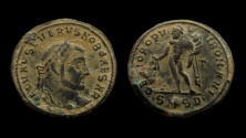 Ancient Coins - Severus II. As Caesar, 305-306 AD. AE Follis. Serdica mint.