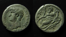 Ancient Coins - Hadrian BI Tetradrachm of Alexandria, Egypt. Year 20 = AD 135-136.