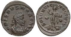 Ancient Coins - Crispus SOLI INVICTO COMITI from London