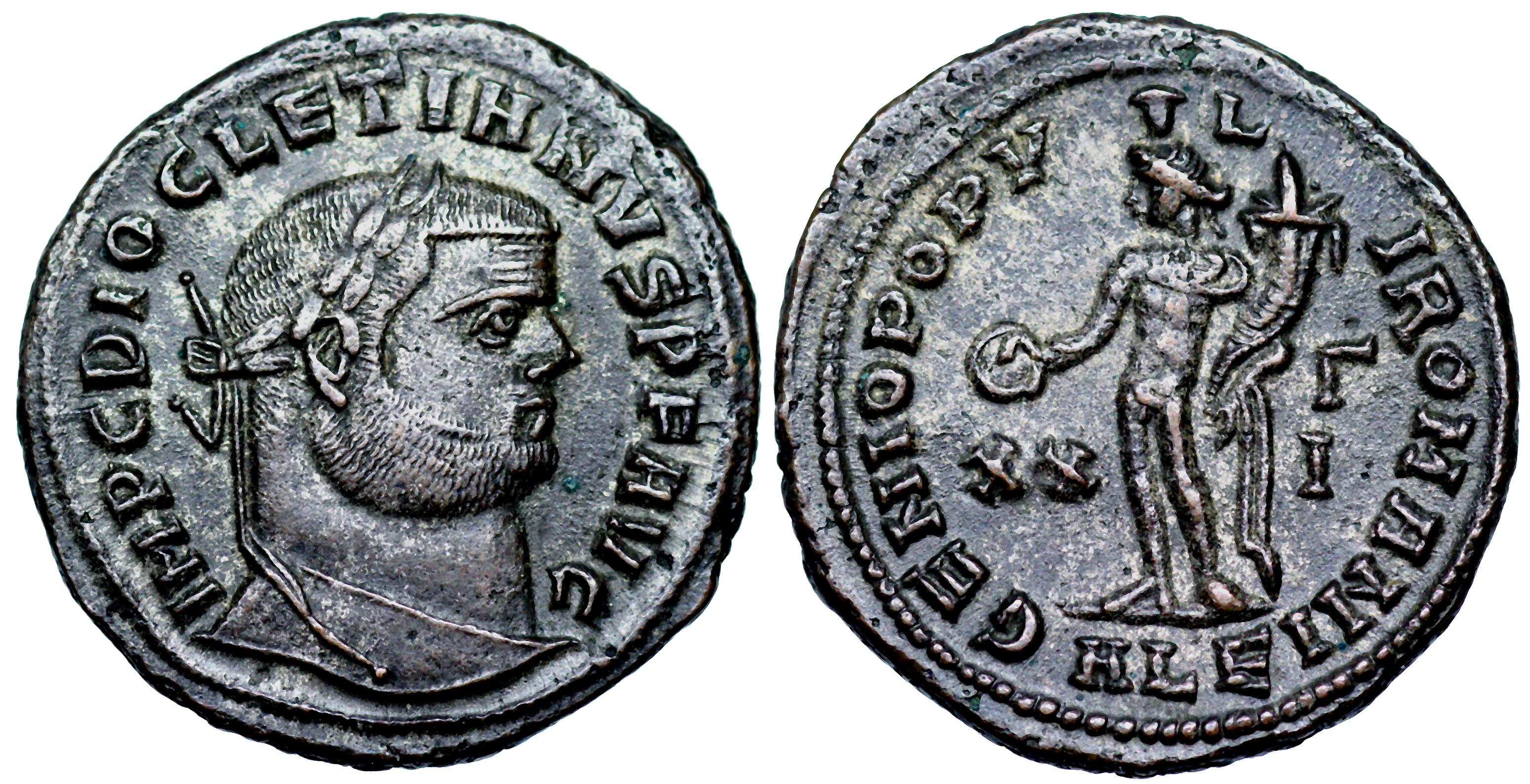 Diocletian GENIO POPVLI ROMANI from Alexandria | Roman Imperial Coins