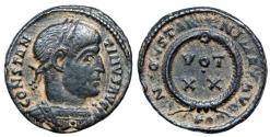 Ancient Coins - Constantine I VOT XX from Arles… laureate and cuirassed bust