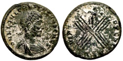 Ancient Coins - Crispus VIRT EXERC from Thessalonica