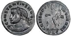 Ancient Coins - Constantius I GENIO POPVLI ROMANI from Lugdunum
