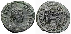 Ancient Coins - Licinius I VICTORIAE LAET PRINC PERP from Lyon…two captives mintmark