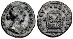 Ancient Coins - Faustina II SAECVLI FELICIT from Rome
