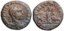 Ancient Coins - Valerian P M S COL VIM Moesia reverse from Viminacium