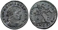 Ancient Coins - Galerius VIRTVTI EXERCITVS from Thessalonica