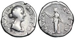 Ancient Coins - Faustina II DIANA LVCIF from Rome