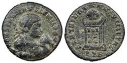 Ancient Coins - Constantine II BEATA TRANQVILLITAS from Trier…holding horse