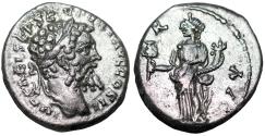 Ancient Coins - Septimius Severus LIBERAL AVG; Liberalitas from Emesa