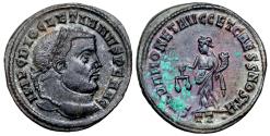 Ancient Coins - Diocletian SACRA MONET AVGG ET CAESS NOSTR from Ticinum