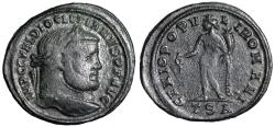 Ancient Coins - Diocletian GENIO POPVLI ROMANI from Thessalonica