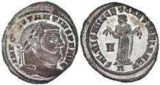 Ancient Coins - Constantius I SALVIS AVGG ET CAESS FEL KART from Carthage