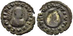 Ancient Coins - Kingdom of Aksum…Ouazebas Gilt Æ Unit. Circa AD 375-410.