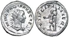 Ancient Coins - Philip II PRINCIPI IVVENT from Rome