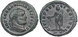 Ancient Coins - Maximianus GENIO POPVLI ROMANI from Cyzicus