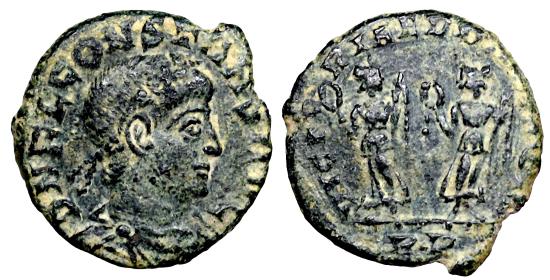 Ancient Coins - Constans VICTORIAE D D AVGG Q N N from Rome…Not in RIC