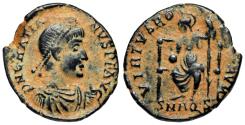 Ancient Coins - Gratian VIRTVS ROMANORVM from Aquileia