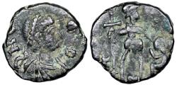 Ancient Coins - Leo I emperor with captive from Constantinople