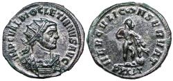 Ancient Coins - Diocletian HERCVLI CONSERVAT from Ticinum