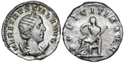 Ancient Coins - Herennia Etruscilla PVDICITIA AVG from Rome
