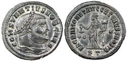Ancient Coins - Constantius I SACRA MONET AVGG ET CAESS NOSTR from Ticinum