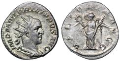 Ancient Coins - Philip I VICTORIA AVGG; Victory from Rome