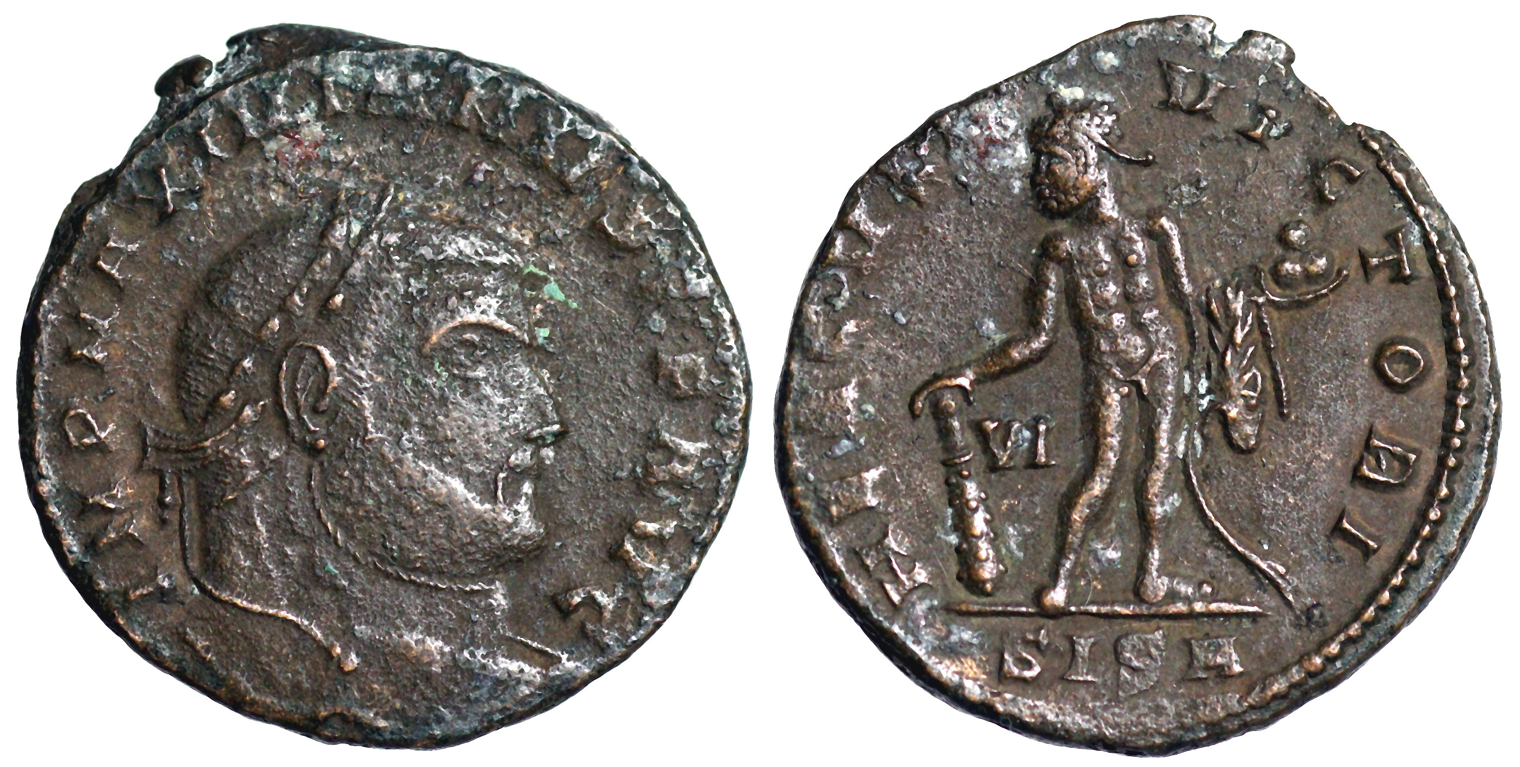 Galerius HERCVLI VICTORI from Siscia | Roman Imperial Coins