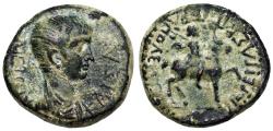 Ancient Coins - Nero from Hierapolis with Apollo on horseback reverse