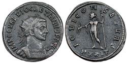 Ancient Coins - Diocletian IOVI CONSERVAT from Ticinum