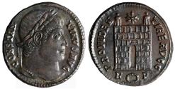 Ancient Coins - Constantine I campgate from Rome