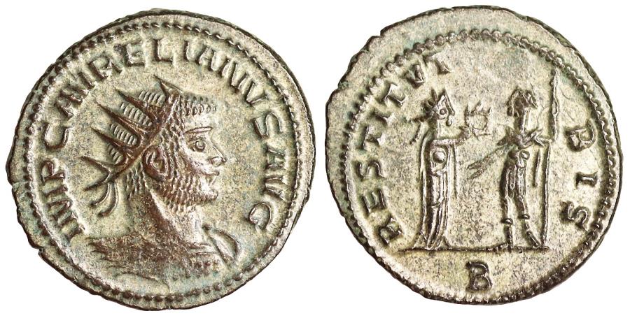 aurelian coin restitutor orbis