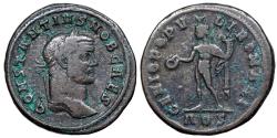 Ancient Coins - Constantius I GENIO POPVLI ROMANI from Aquileia