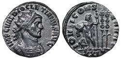 Ancient Coins - Diocletian IOVI CONSERVAT from Ticinum