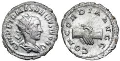 Ancient Coins - Herennius Etruscus CONCORDIA AVGG from Rome
